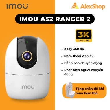 Camera Imou A52 Ranger 5M Trong Nhà Xoay 360 độ Đàm Thoại 2 Chiều - Giá 588.000 VND 10