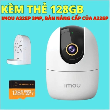 Camera IMOU wifi trong nhà A32EP A52P 5MP xoay 360 đàm thoại 2 chiều,hỗ trợ còi hú báo động,bảo hành 2 năm 3