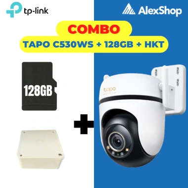 Camera Tapo C530WS 5MP ngoài trời quay 360 độ kèm thẻ nhớ 128GB hộp kỹ thuật combo 5M giá ưu đãi Camera Tapo C530WS 5MP ngoài trời quay 360 độ kèm thẻ nhớ 128GB hộp kỹ thuật combo 5M giá ưu đãi