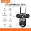 Camera TYZONG 3 Mắt Giám Wifi Sát Ngoài Trời Xoay 360 độ Xem Đêm Có Màu Không Dây IP66 4G Sim Thông Minh chống nước 5