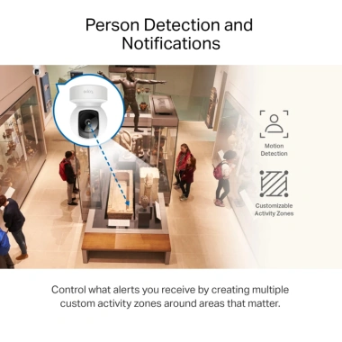 Camera WiFi TP-Link Tapo C212 2K Xoay 360 Đàm thoại 2 chiều App Quản lí - Giá ưu đãi 449k Chính hãng 4