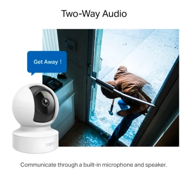 Camera WiFi TP-Link Tapo C212 2K Xoay 360 Đàm thoại 2 chiều App Quản lí - Giá ưu đãi 449k Chính hãng 5
