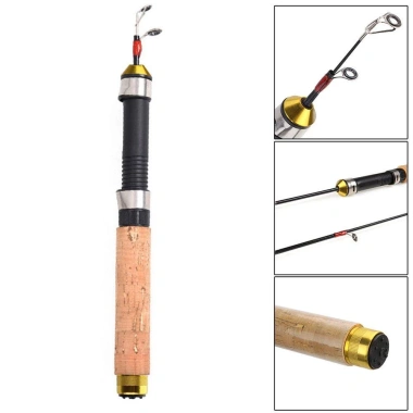 Cần câu cá đá 60cm di động, phù hợp mùa đông ngoài trời, giá ưu đãi 93.500 VND 3