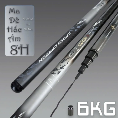 Cần câu đài Biquan Ma Đế Hắc Ám 8H - Khủng bố, tải cá lớn, giảm giá 624k 3