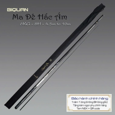 Cần câu đài Biquan Ma Đế Hắc Ám 8H - Khủng bố, tải cá lớn, giảm giá 624k 4