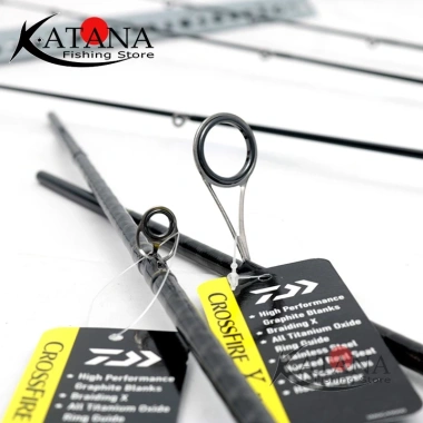 Cần câu Lure Daiwa Crossfire X chính hãng - máy ngang và đứng, giá tốt 773.000₫