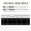 Cần Câu Lure Sói Đen War Wolf Carbon Giá Rẻ - Máy Ngang & Đứng Chỉ 53.900 VND 4