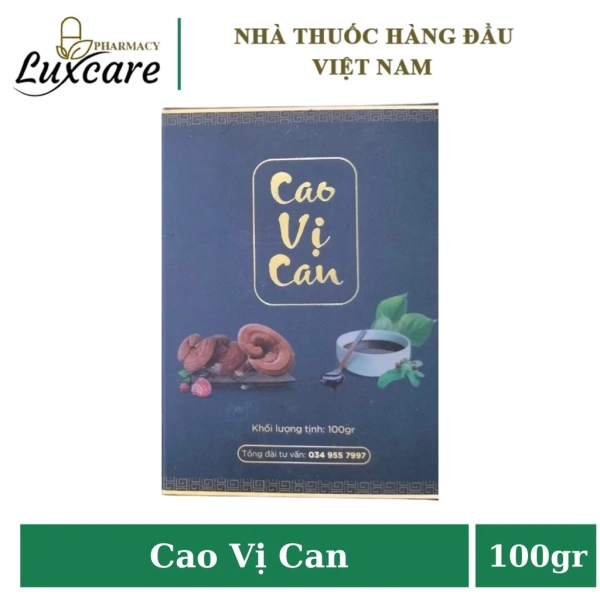 Hình ảnh sản phẩm Cao Vị Can cải thiện chức năng gan, bảo vệ gan - Hộp 1 lọ 100gr - 840.000đ | Luxcare Pharmacy