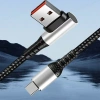 Cáp dữ liệu USB sang loại C uốn cong kép 66W bện cáp sạc xe hơi loại C Cáp dữ liệu cáp loại C cực dài 3M / 5M 5