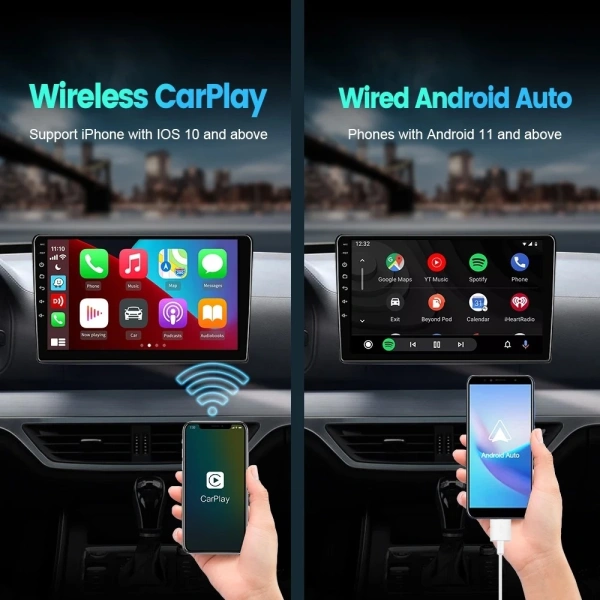 Hình ảnh sản phẩm Carlinkit CPC200-CCPA PLUS Phiản nâng cấp Apple Carplay và Android Auto không dây cho màn Android | HAPPY JOURNEYS
