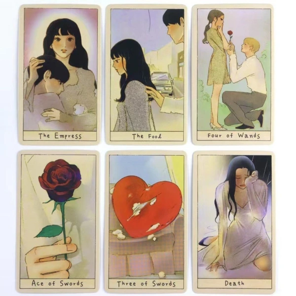 Hình ảnh sản phẩm Câu Chuyện Tình tarot Dive To You tarot Oracle Phiên Bản Tiếng Anh Dự Đoán Tình Yêu tarot Board Game Dành Cho Bạn Bè Tập Hợp sonlekvn