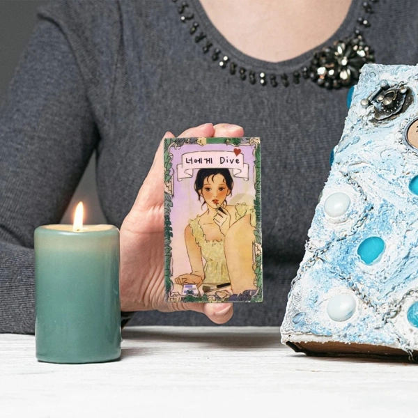 Hình ảnh sản phẩm Câu Chuyện Tình tarot Dive To You tarot Oracle Phiên Bản Tiếng Anh Dự Đoán Tình Yêu tarot Board Game Dành Cho Bạn Bè Tập Hợp sonlekvn