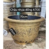 Chậu Nhựa Đồng A700 Siêu Bền 70cm Trồng Hoa Cây Cảnh Sen Nuôi Cá Giá Rẻ 250k