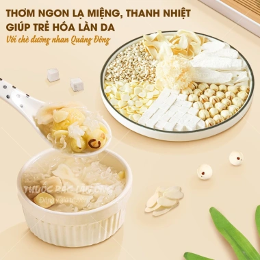 Chè Dưỡng Nhan Quảng Đông Thất Bạch Ẩm Giảm Cân, Bổ Sức Khỏe Chỉ 18.000đ