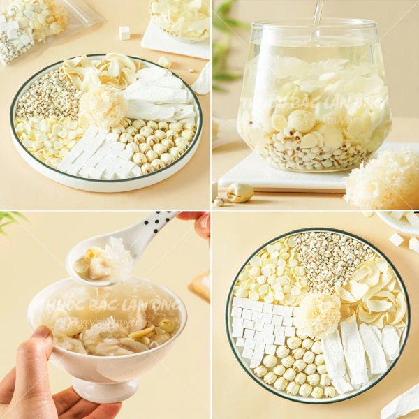 Hình ảnh sản phẩm Chè Dưỡng Nhan Quảng Đông Thất Bạch Ẩm Giảm Cân, Bổ Sức Khỏe Chỉ 18.000đ