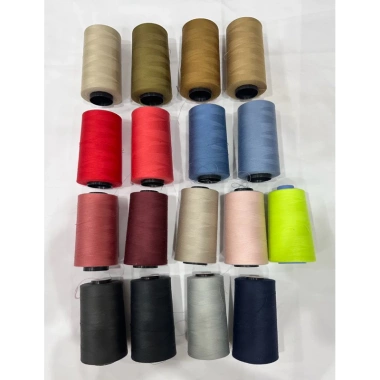 Chỉ may coats 5.000m 1 cuộn đa màu sợi Tex 27 và 60/3 - Giá 20.000 VNĐ