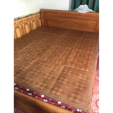 ?Chiếu Điều Hoà Sợi Mây, chiếu mây Hoa Lót Lụa Cao Cấp, Chiếu Có Chun Cài Góc Cao cấp Hàng Loại 1