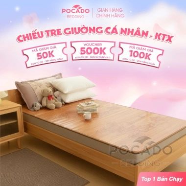 Chiếu Trúc giường tầng, chiếu ngủ văn phòng tăm tre - Giá 50.000, mát nhẹ, độ bền cao