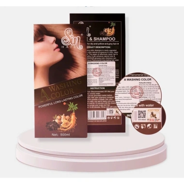 [Chính Hãng] Dầu Gội Phủ Bạc Sin Hair Nhân Sâm Nhật Bản Mẫu Mới 500ml - Giá 169k 2