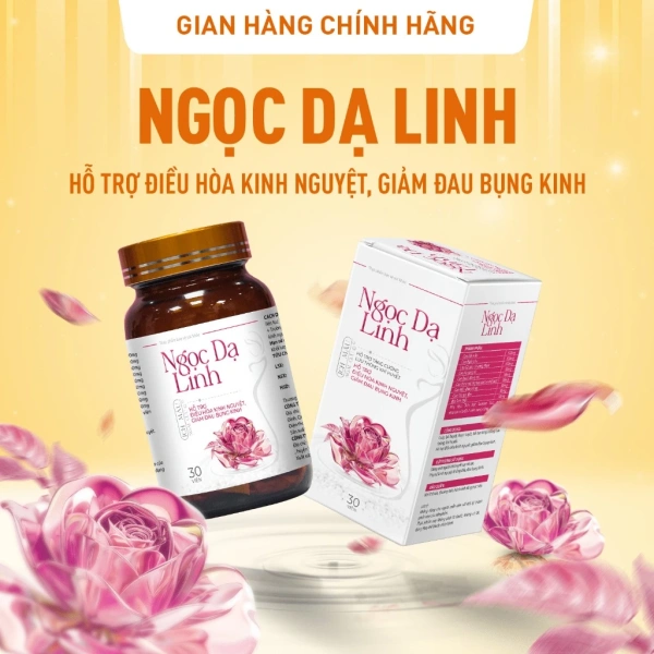 Hình ảnh sản phẩm (CHÍNH HÃNG)Ngọc Dạ Linh - Hỗ trợ Giảm Đau Bụng Kinh, Điều Hòa Kinh Nguyệt, Hoạt Huyết, Bổ Huyết (Hộp 30 Viên)