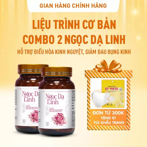 Hình ảnh sản phẩm (CHÍNH HÃNG)Ngọc Dạ Linh - Hỗ trợ Giảm Đau Bụng Kinh, Điều Hòa Kinh Nguyệt, Hoạt Huyết, Bổ Huyết (Hộp 30 Viên)