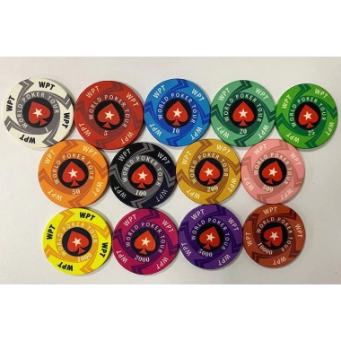 Chip Poker có số Ceramic - Phỉnh Poker Tour giá rẻ 9.900đ - Giảm từ 11.979đ