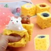 Chuột ép phô mai giảm căng thẳng – Đồ trang trí bàn dễ thương cho mọi lứa tuổi 7