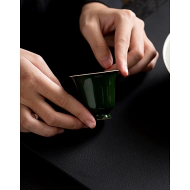 Cốc Ngọc Lục Bảo Retro Master Cup – Gốm Trà Kung Fu Đơn, Bộ Trà Gia Đình [A385] Giá ưu đãi 263k 9