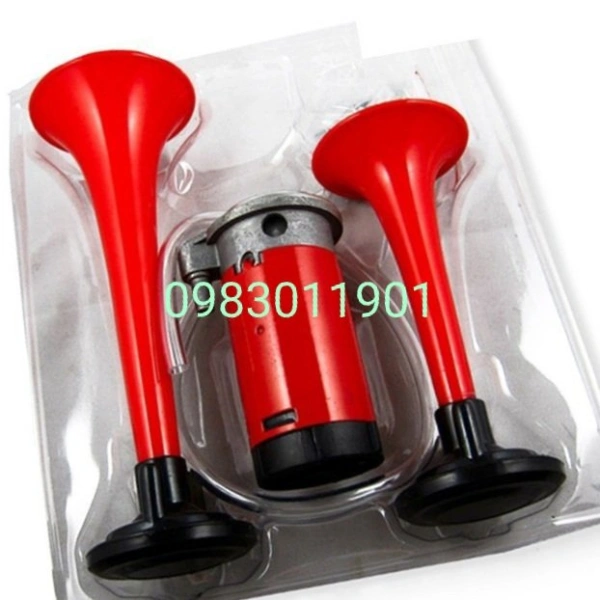 Cách lắp đặt còi sinh hơi 12V‑24V không dùng bình hơi cho ô tô và xe máy