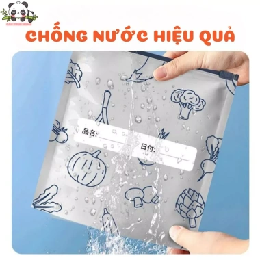 Combo 10 Túi Zip Bạc Giữ Đồ Tươi Sống, Nhôm Mỏng Tái Sử Dụng 9.000 VND