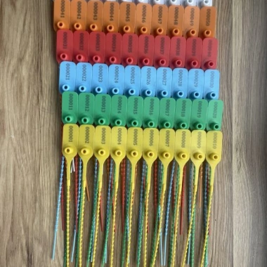 Combo 100 dây niêm phong nhựa dài 23cm khóa kim loại (Dùng niêm phong hải sản, tag quần áo, máy ATM, máy game.......)