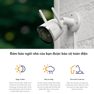 Combo 3M Camera Imou F32FP Ngoại Trời + Thẻ nhớ 64G - Giá chỉ 1.007.000đ