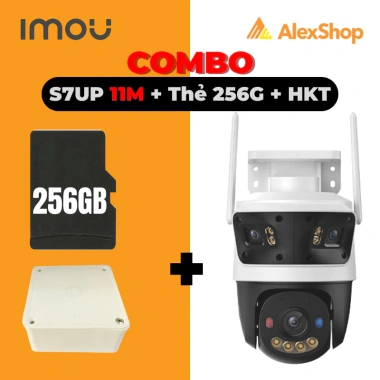 Combo Camera 3 Mắt Imou S7UP + Thẻ 256GB + HKT Ngoại Trời Xoay Cruiser Triple - Giá ưu đãi 2.973.000₫ 9 Combo Camera 3 Mắt Imou S7UP + Thẻ 256GB + HKT Ngoại Trời Xoay Cruiser Triple - Giá ưu đãi 2.973.000₫ 9