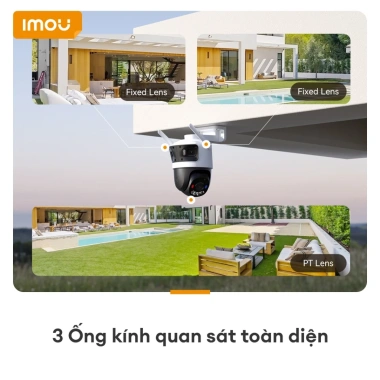 Combo Camera Imou S7UP 64G kèm Thẻ 64G + HKT Ngoài trời xoay Cruiser Triple - Giá 2.167.000₫