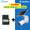 Combo Camera TP-Link Tapo C410 2K không dây, 6.400mAh năng lượng mặt trời, 128GB Thẻ nhớ - Chính hãng