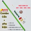 Combo Cần Câu Tay Shimano Trúc Xanh 3H Carbon Cao Cấp - Giá Rẻ 19000đ