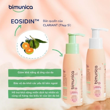 Combo Dung Dịch Vệ Sinh Mẹ & Bé Gái BIMUNICA 0+ - Tăng Miễn Dịch, Cân Bằng pH, Giá 439k 5