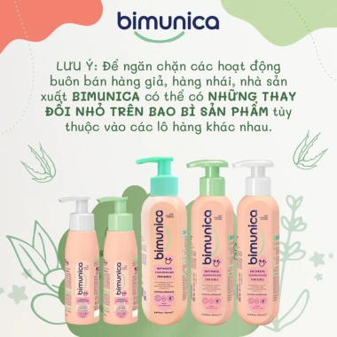 Combo Dung Dịch Vệ Sinh Mẹ & Bé Gái BIMUNICA 0+ - Tăng Miễn Dịch, Cân Bằng pH, Giá 439k 8