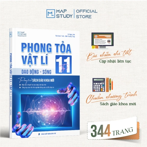 Hình ảnh sản phẩm Combo Phong Tỏa Vật Lý 11 - Đầy Đủ Giáo Trình Mới, Giải Bài Tập - Mapstudy