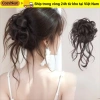 COZYNEST Tóc Bun Móng Vuốt Kẹp, Lông Tơ Xoăn Tóc Giả Dây Tóc, Thời Trang Tổng Hợp Màu Nâu Tự Nhiên Đen Tóc Giả Tóc Giả Tóc Nữ