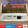 Cục phát wifi Sim 4G R102-PLUS 6 ăng ten siêu khỏe, chạy bền bì 24/24 giá 619.000đ 2