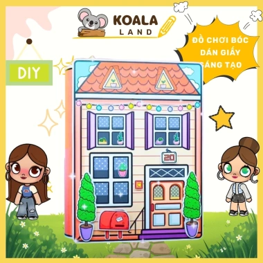Cuốn Sách Toca Boca squishy giấy tự làm búp bê giấy blackpink búp bê giấy ngôi nhà búp bê ngôi nhà búp bê giấy ngôi