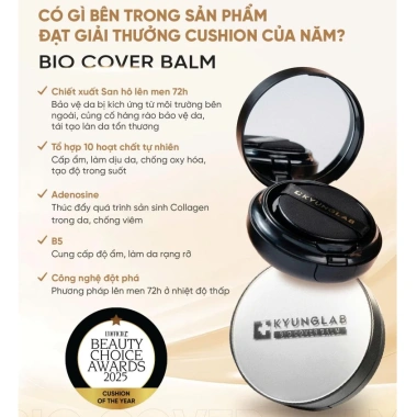 Cushion KyungLab Bio Cover mỏng nhẹ 15g, căng bóng mọi loại da - Giá 780.000₫