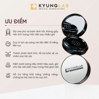 Cushion KyungLab Bio Cover mỏng nhẹ 15g, căng bóng mọi loại da - Giá 780.000₫