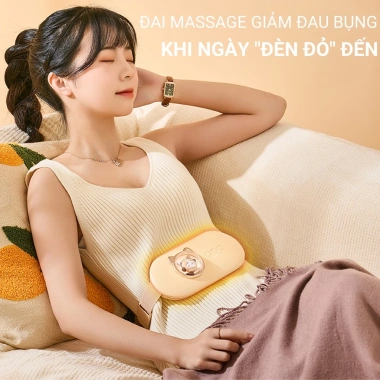Đai Chườm Nóng Bụng Kinh FAN HOME – Máy Ấm, Massage Giảm Đau Nhanh, 659.000₫