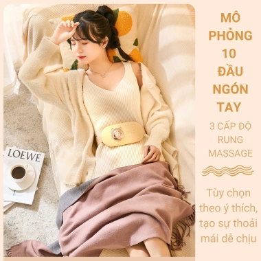 Đai Chườm Nóng Bụng Kinh FAN HOME – Máy Ấm, Massage Giảm Đau Nhanh, 659.000₫