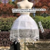 Đầm công chúa petticoat cho bé gái với crinoline có dây điều chỉnh, viền ngôi sao và mặt trăng, phù hợp cho sân khấu 2