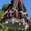 Đầm công chúa petticoat cho bé gái với crinoline có dây điều chỉnh, viền ngôi sao và mặt trăng, phù hợp cho sân khấu 7