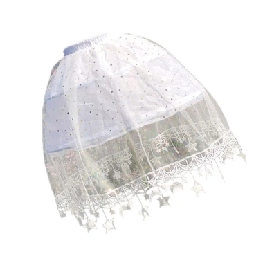 Đầm công chúa petticoat cho bé gái với crinoline có dây điều chỉnh, viền ngôi sao và mặt trăng, phù hợp cho sân khấu 9 Đầm công chúa petticoat cho bé gái với crinoline có dây điều chỉnh, viền ngôi sao và mặt trăng, phù hợp cho sân khấu 9