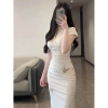 Đầm sườn xám thêu phong cách Trung Hoa - eo hẹp lửng, hàng có sẵn, giao nhanh, giá 455.150₫